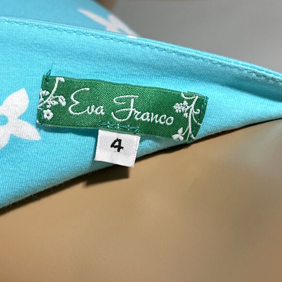 Eva Franco Dress Floral Design Size 4‎ - Picture 8 of 14